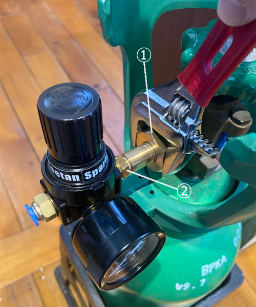 レギュレーター取り付け